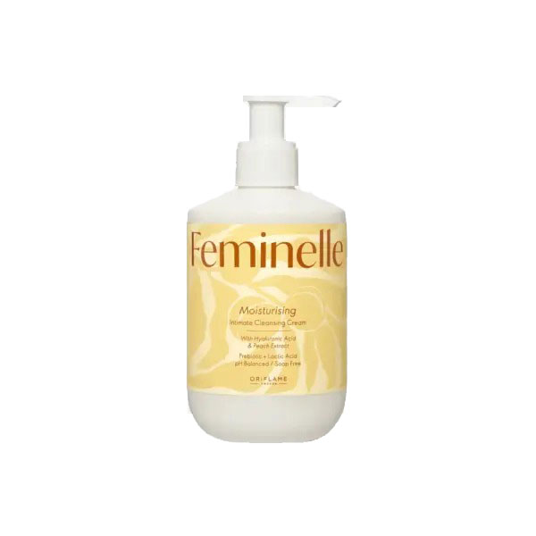 کرم شستشوی مرطوب کننده فمینله با اسید هیالورونیک و عصاره هلو