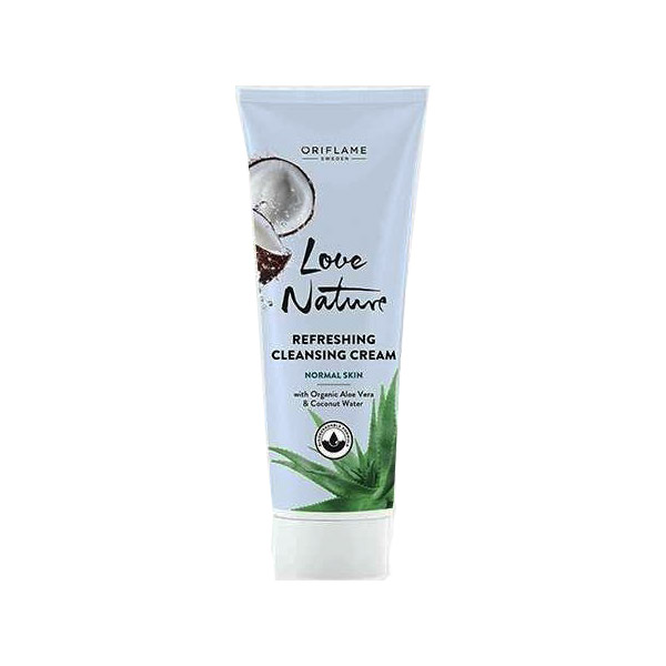 پاک کننده صورت کرمی آلوئه ورا و آب نارگیل لاونیچر اوریفلیم